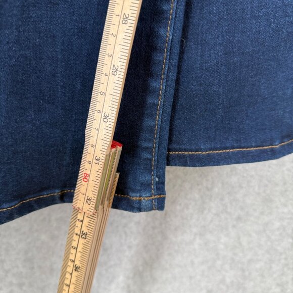 NYDJ Marilyn Straight Leg Jeans Size 28W Cooper Dark Wash Denim Lift Tuck NEW - Picture 14 of 14